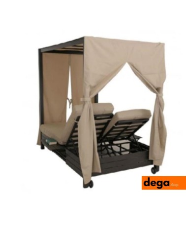 Lettino prendisole Bahamas in alluminio