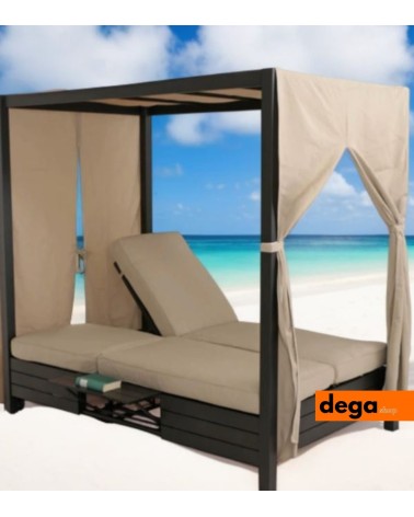 Lettino prendisole Bahamas in alluminio