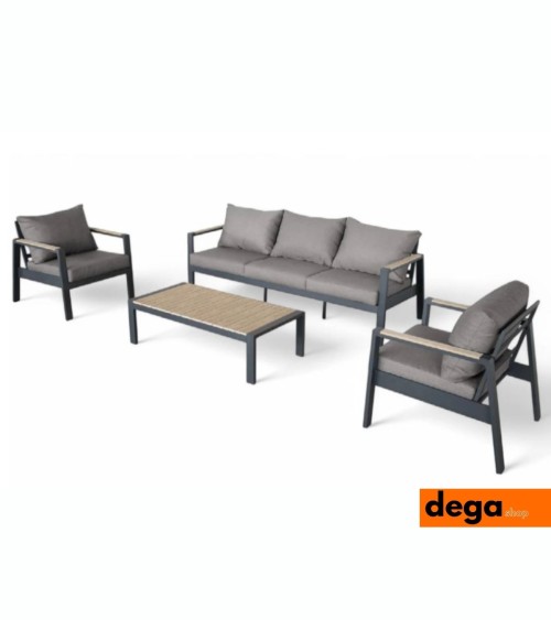 Set Lepanto Grigio in alluminio