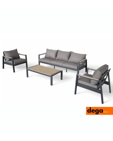 Set Lepanto Grigio in alluminio