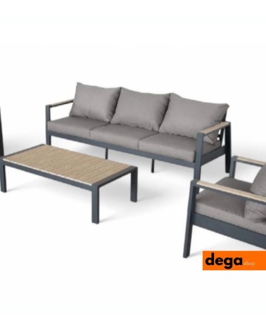 Set Lepanto Grigio in alluminio