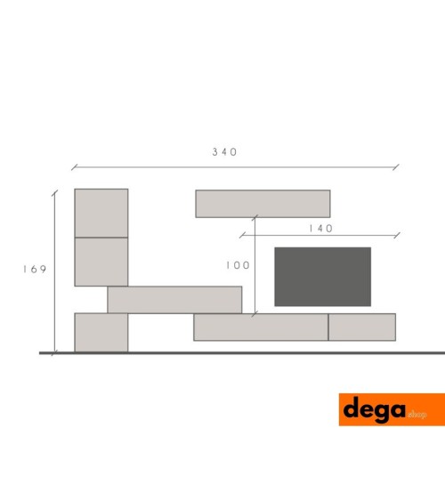 Parete Attrezzata coconut